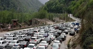 ترافیک جاده مازندران