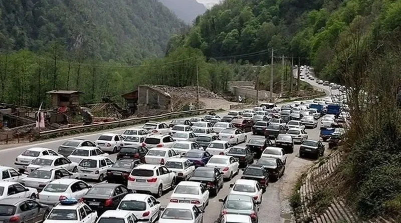 ترافیک جاده مازندران