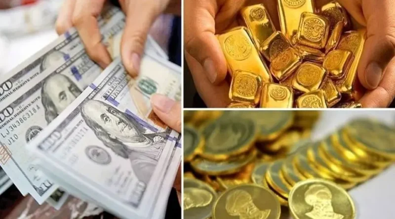 سکه و دلار، طلا